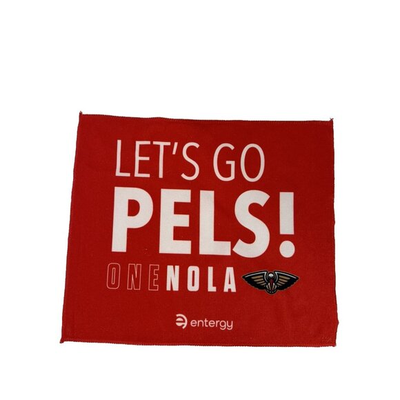 NEW** NEW ORLEANS PELICANS 2024 PLAY IN GAME RALLY TOWEL RAG SGA VS KINGS 4/19 - Picture 2 of 2